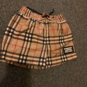 3y burberry swim trunks  $80